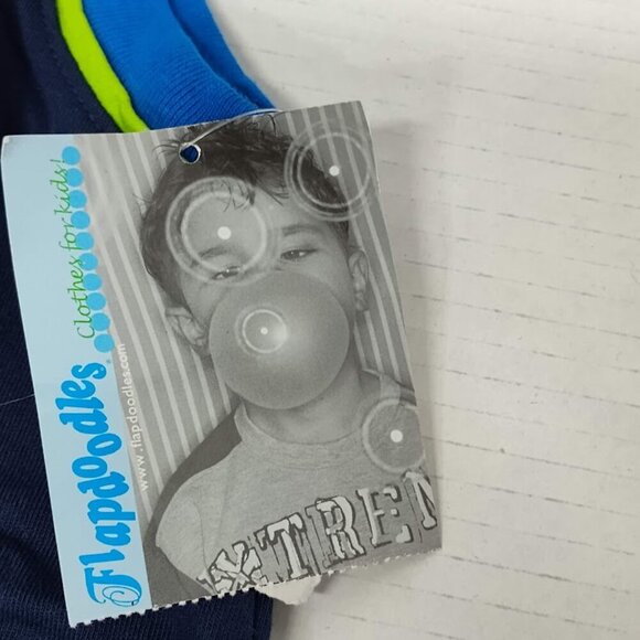 Flapdoodles Swim Set - 2 Separate Pieces Combined Trunk and Shirt Boys 3T NWT - Picture 6 of 9